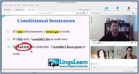 לימודי אנגלית אונליין לינגולרן אתר קורסים